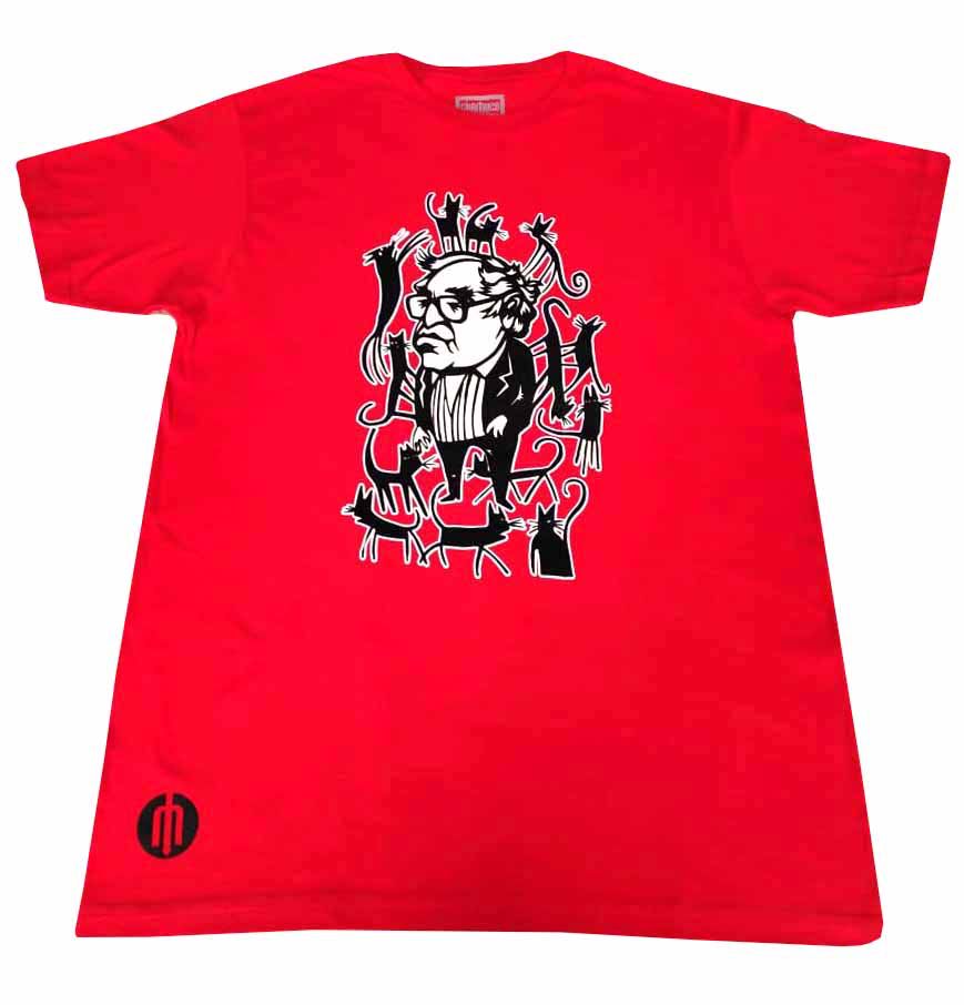 Playera para caballero color rojo “Monsi”