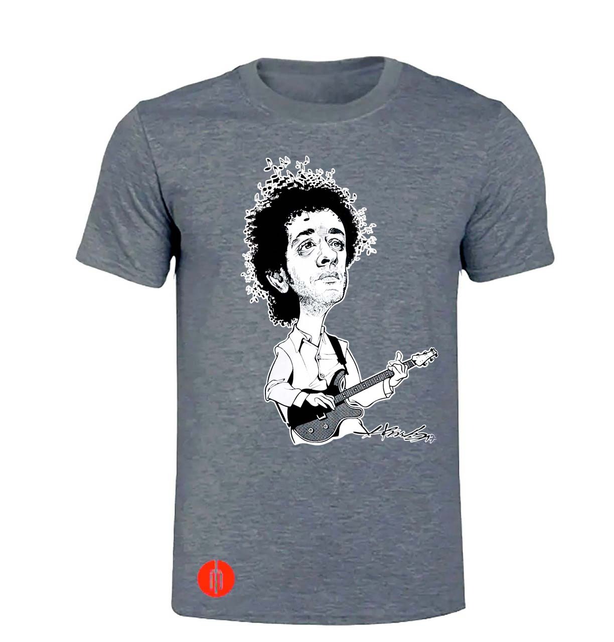 Playera para caballero color gris “Cerati”
