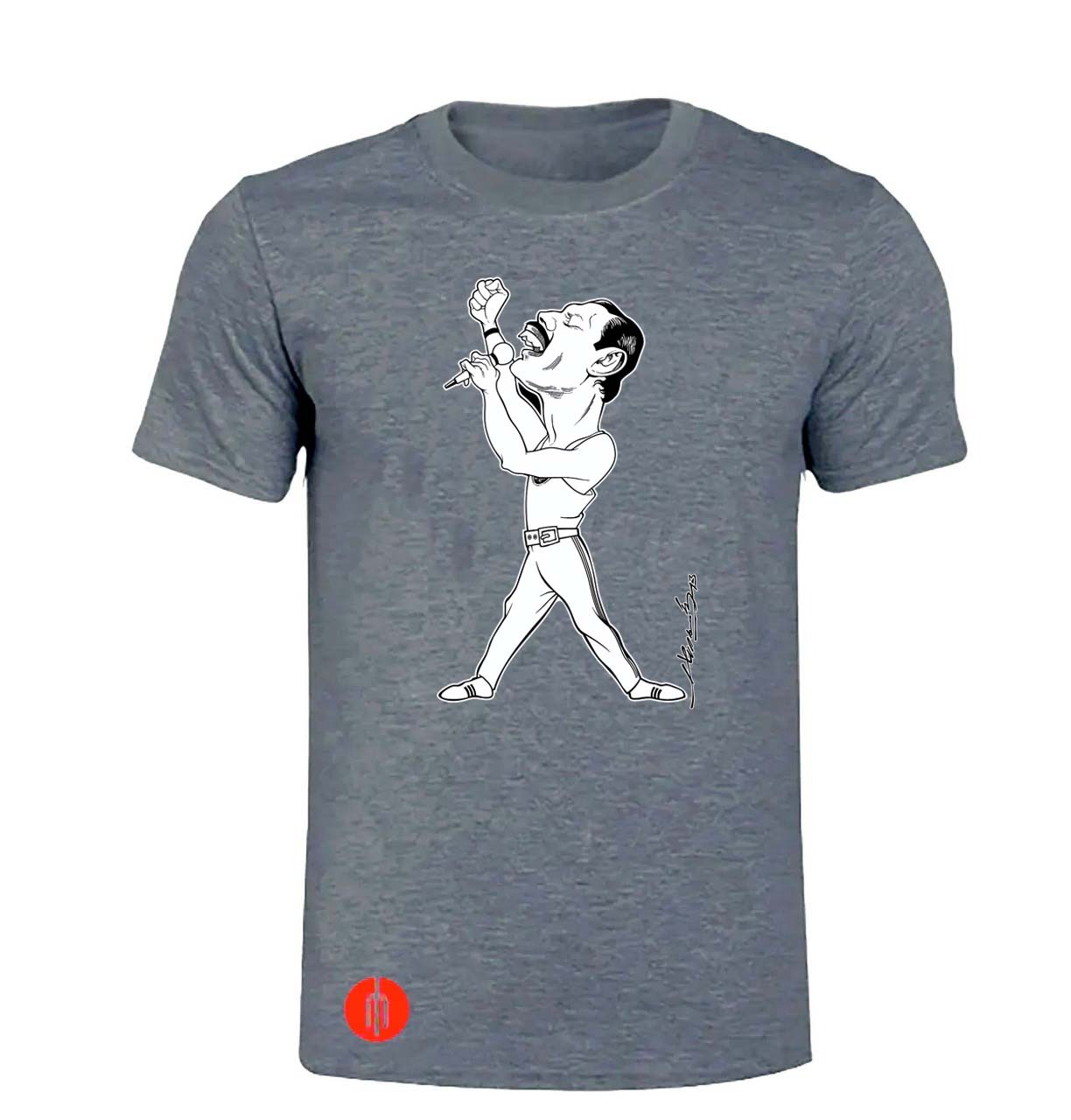 Playera para caballero color gris “Freddie”