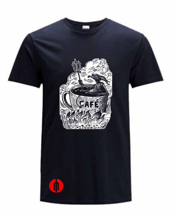 Playera para caballero color negro “Café”