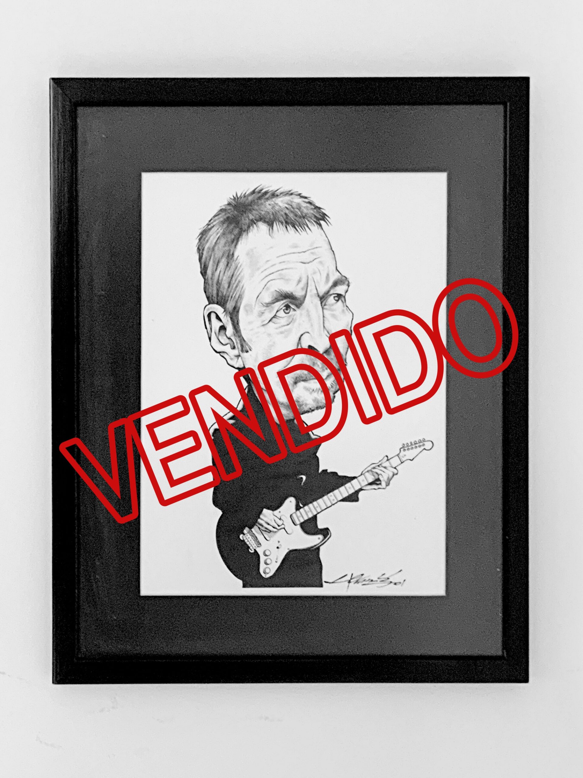 Original “Eric Clapton” por Monero Hernández
