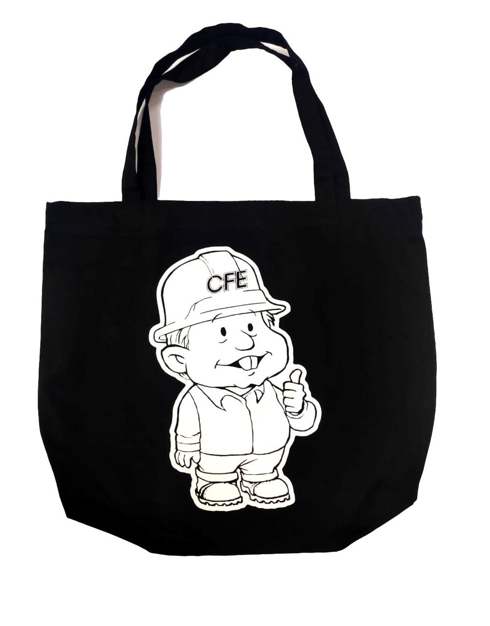 Bolsa de tela color negro “Amlito CFE”